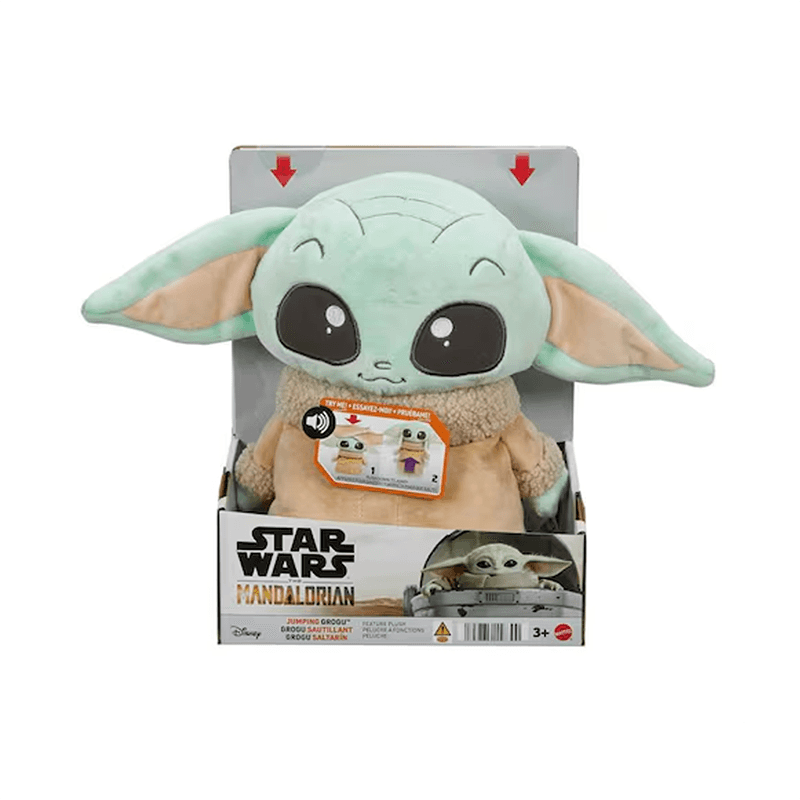 Mattel Star Wars Hpg48 Peluche Saltador Mandalorian Baby Yoda