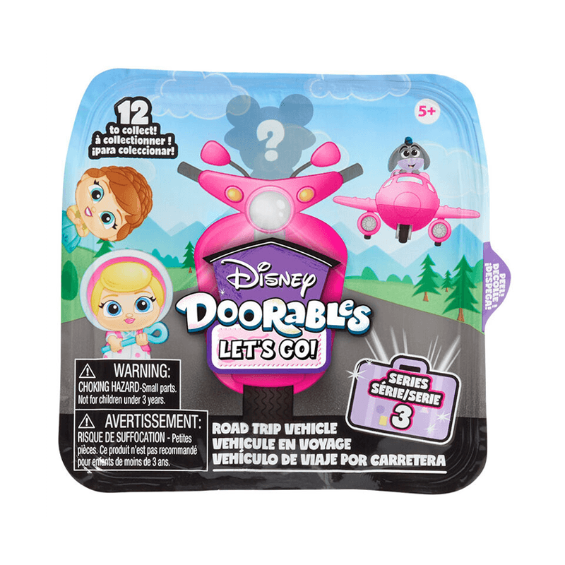Moose Disney 44798 Doorables Mini Set Vamos Veh’culos Serie 3 Surtido