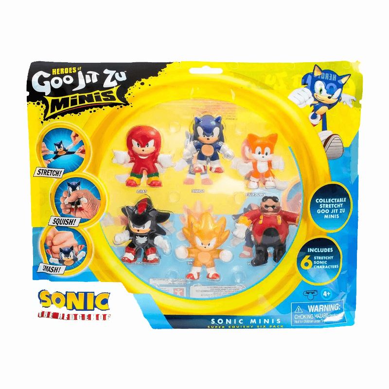 Moose Goo Jit Zu 42826 Sonic The Hedgehog Mega Pack Minis X6