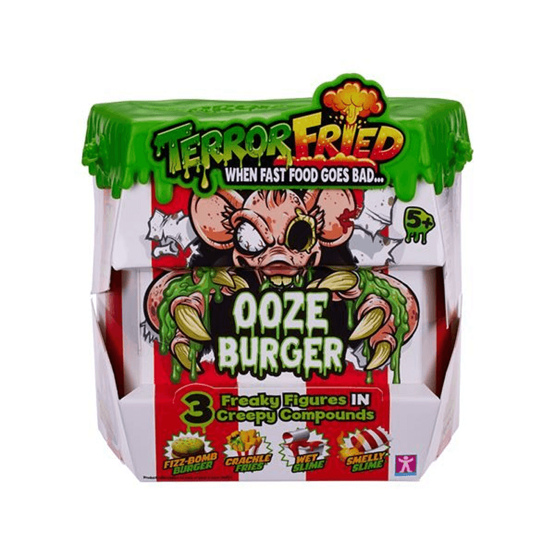Bandai Namco Terror Fried 8092 Caja Hamburguesa Desagradable Figuras X3