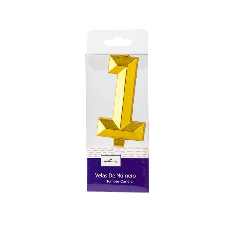 Hallmark  Hm-Vlm-Vlg1 Velas Numerica Metalicas S1