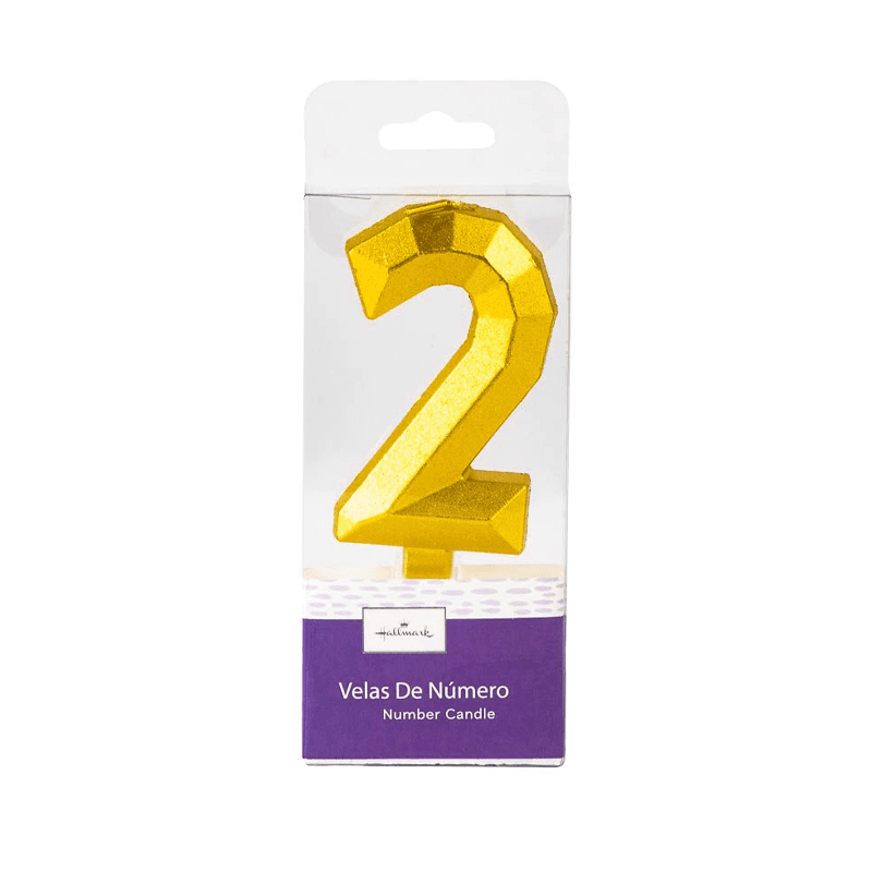 Hallmark  Hm-Vlm-Vlg2 Velas Numerica Metalicas S2