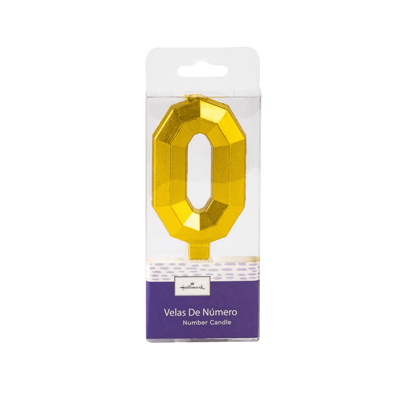 Hallmark  Hm-Vlm-Vlg0 Velas Numerica Metalicas S10