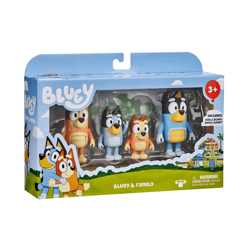 Moose Bluey 17653 Set Figura X 4 S11 Surtido