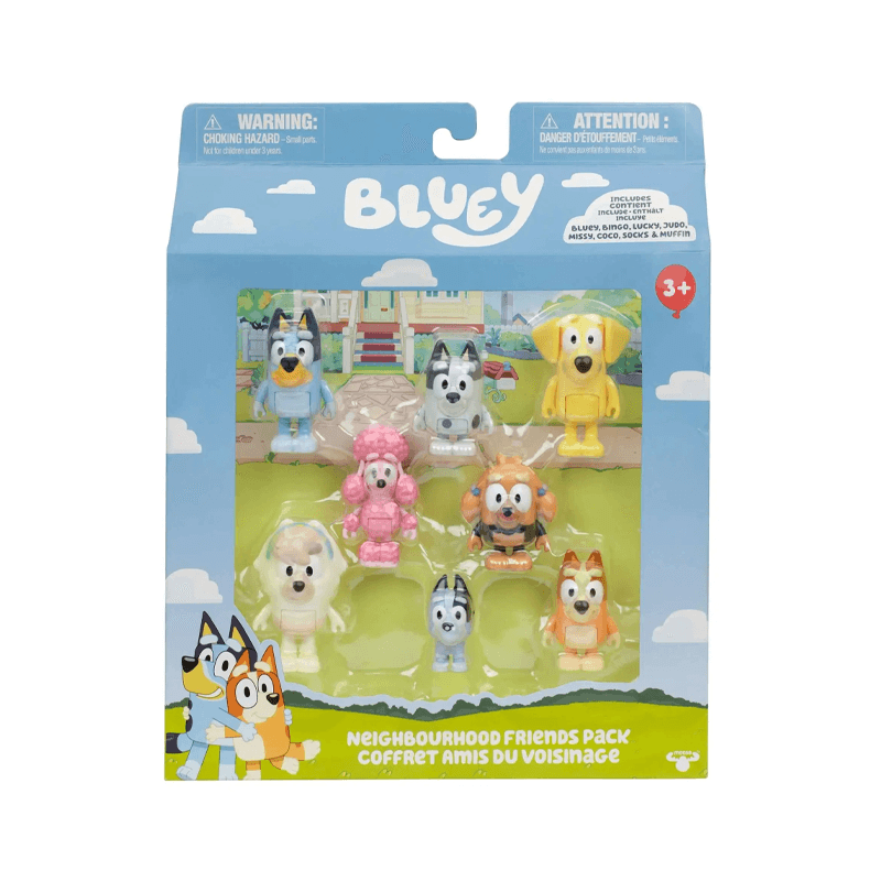 Moose Bluey 17676 Figuras Amigos De Barrio S11 X8