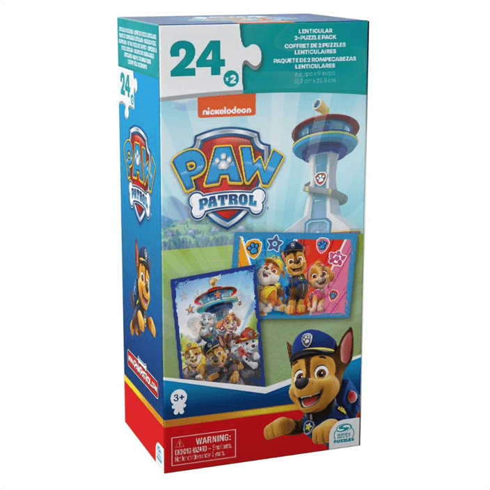 Spin Master Paw Patrol 6067435 Rompecabezas Lenticular Set X8