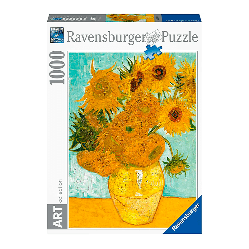 Ravensburger Rompecabezas 12000070 Van Gogh: Girasoles 1000 Piezas