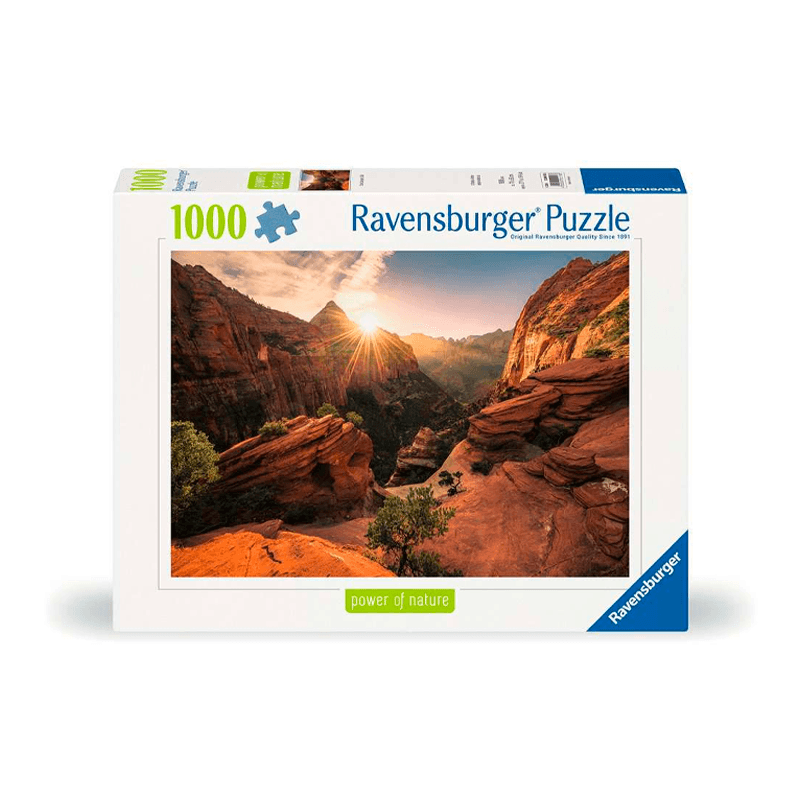 Ravensburger Rompecabezas 12000118 Cañón De Zion Estados Unidos 1000 Piezas