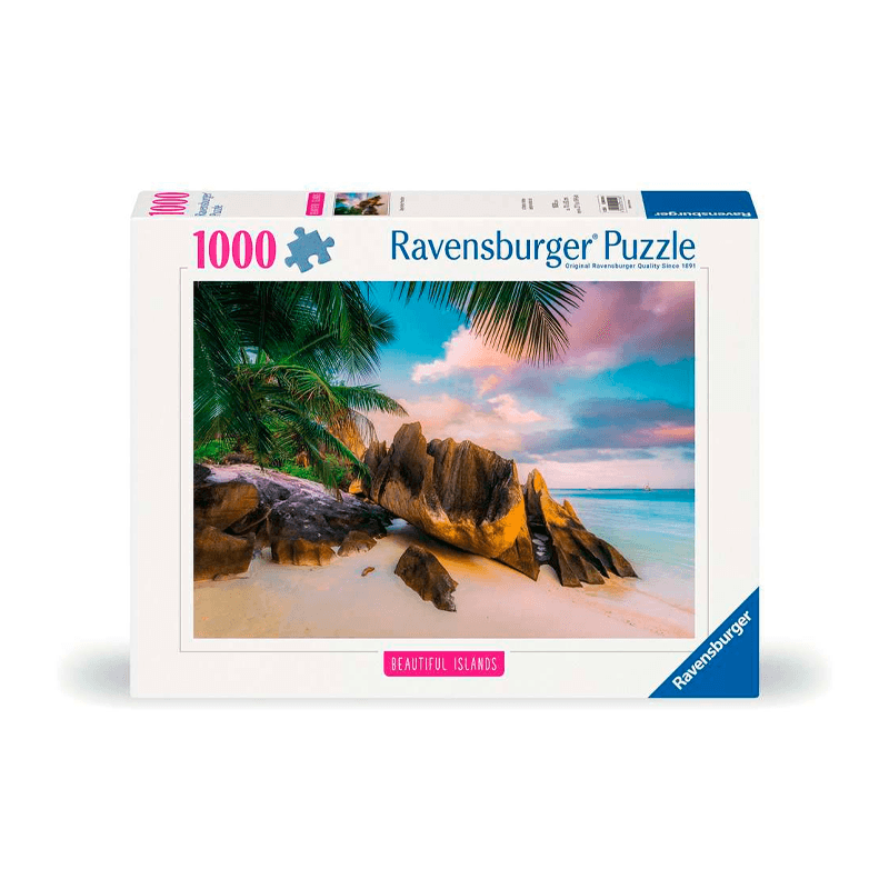 Ravensburger Rompecabezas 12000154 Hermosas Islas Seychelles 1000 Piezas