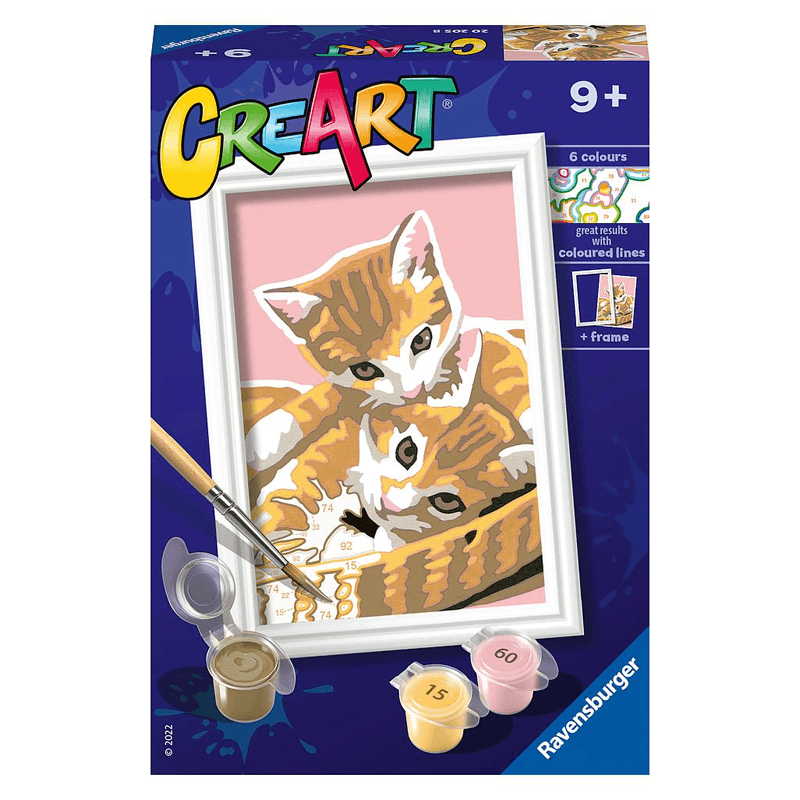 Ravensburger Creart 20205 Juego De Pintura Gatitos Adorables