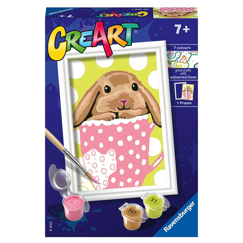 Ravensburger Creart 20206 Juego De Pintura Conejo En Una Taza