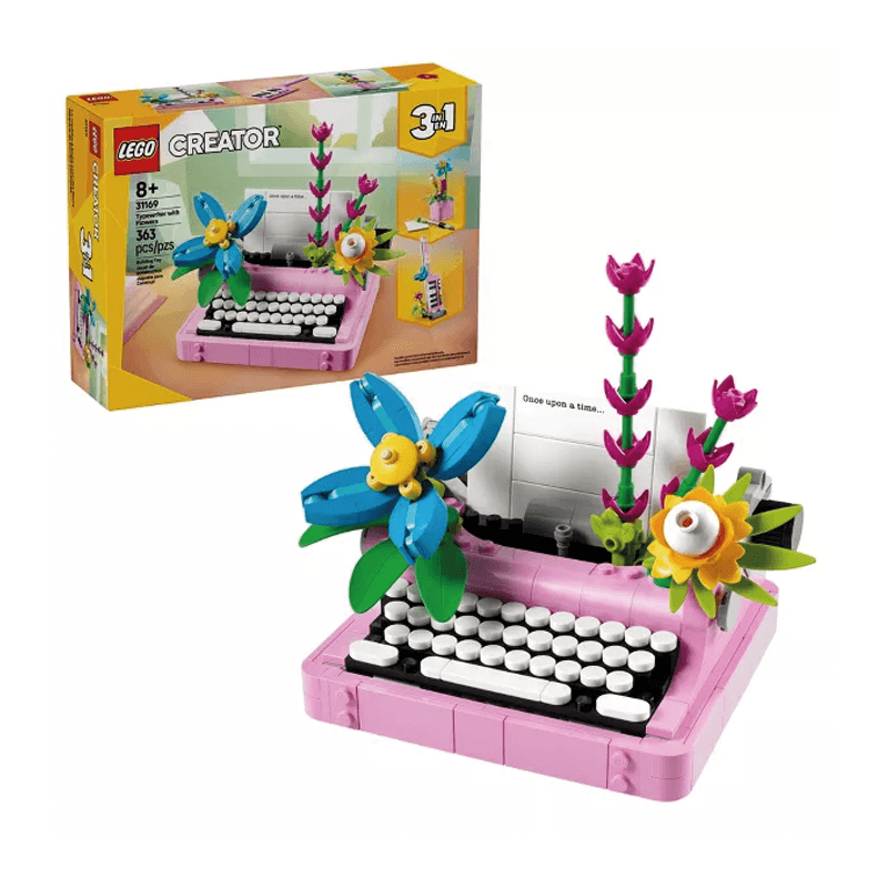 Lego Creator 31169 Maquina De Escribir Con Flores