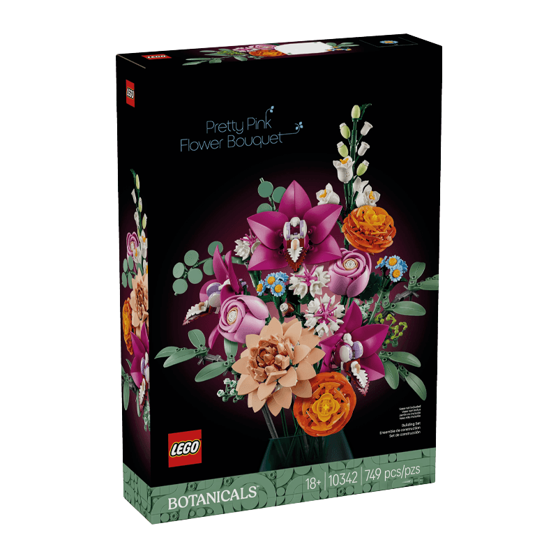Lego Icons 10342 Ramo De Flores Rosas