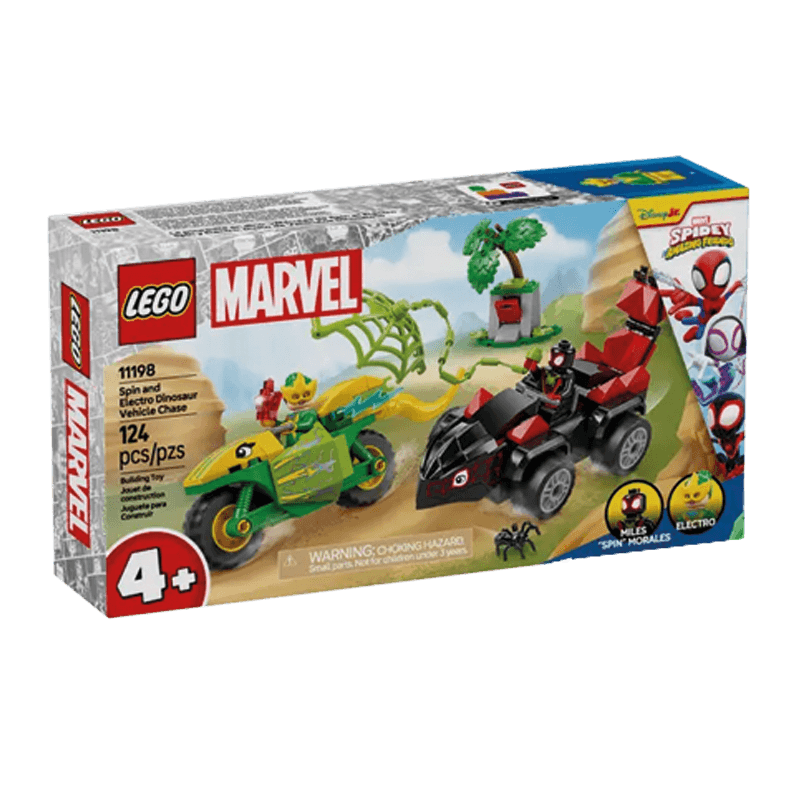 Lego Marvel 11198 Persecución En Vehículo Con Dinosaurio