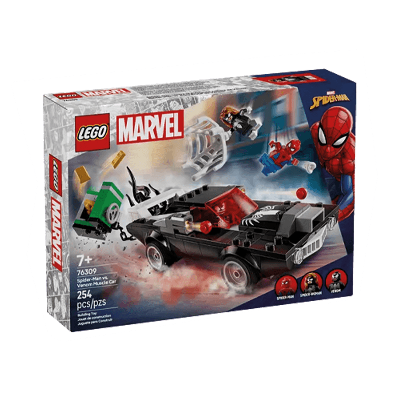 Lego Marvel 76309 Spider-Man Vs Venom Un Auto Deportivo