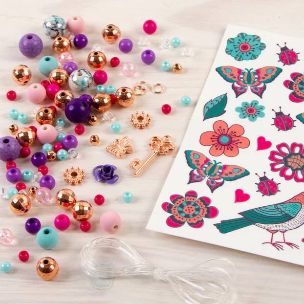 Make It Real Diy 1202 Bedazzled Pulseras Con Dijes Creatividad Floreciente