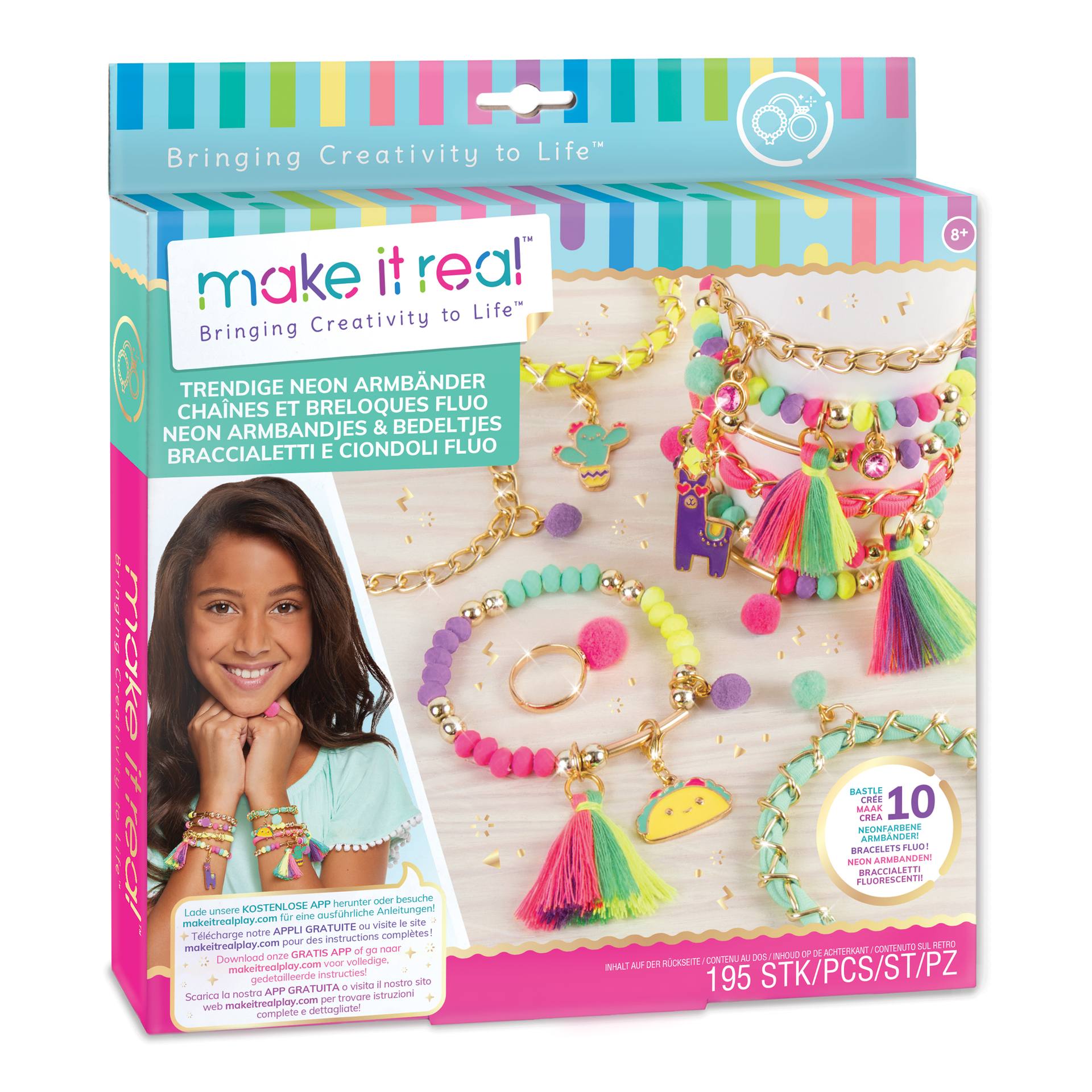 Make It Real Diy 1313 Cadenas Y Dijes Neo Brite
