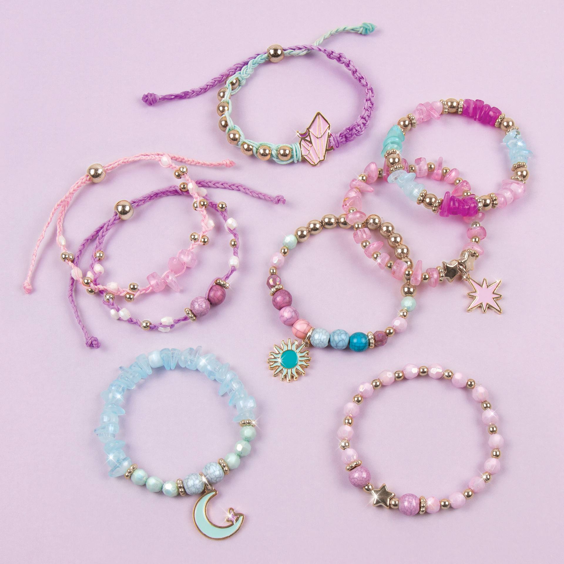 Make It Real Diy 1322 Pulseras Piedras Celestiales
