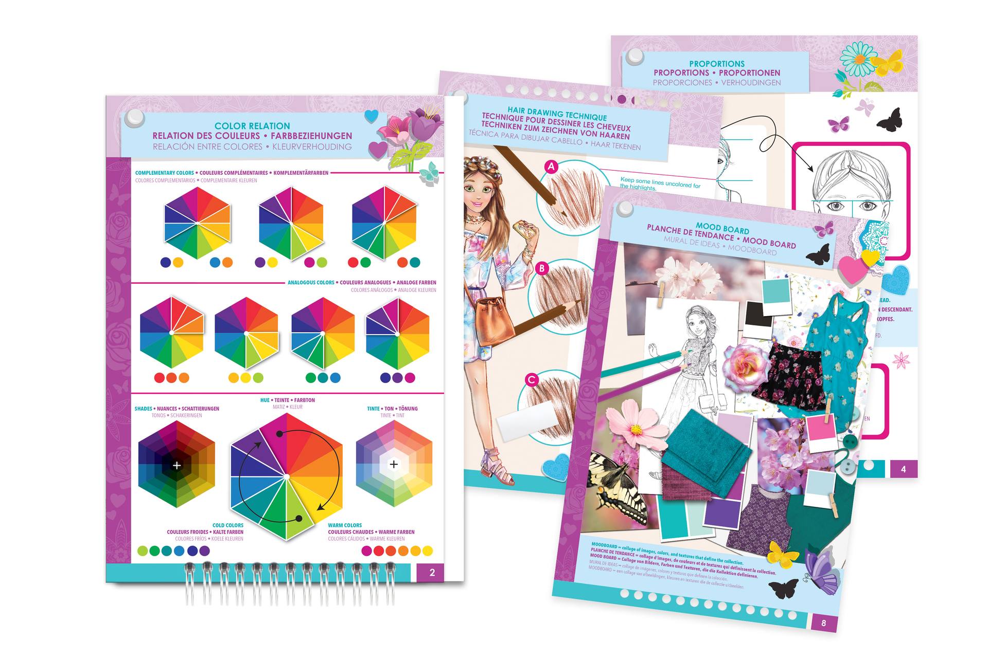 Make It Real 3C4G 3202 Cuaderno De Diseno De Moda Creatividad En Flor