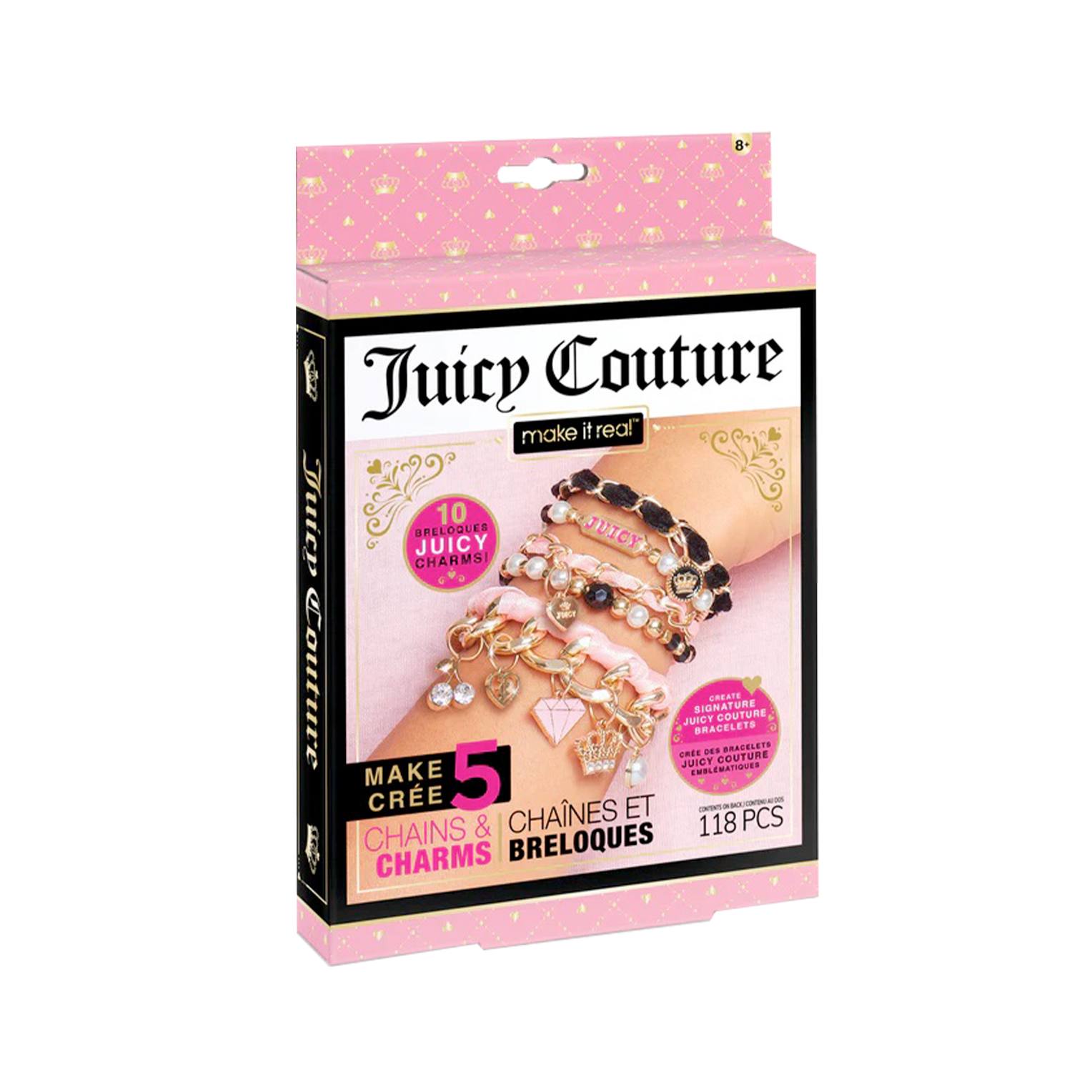 Make It Real Diy 4431 Juicy Couture: Pulseras, Mini Cadenas Y Dijes