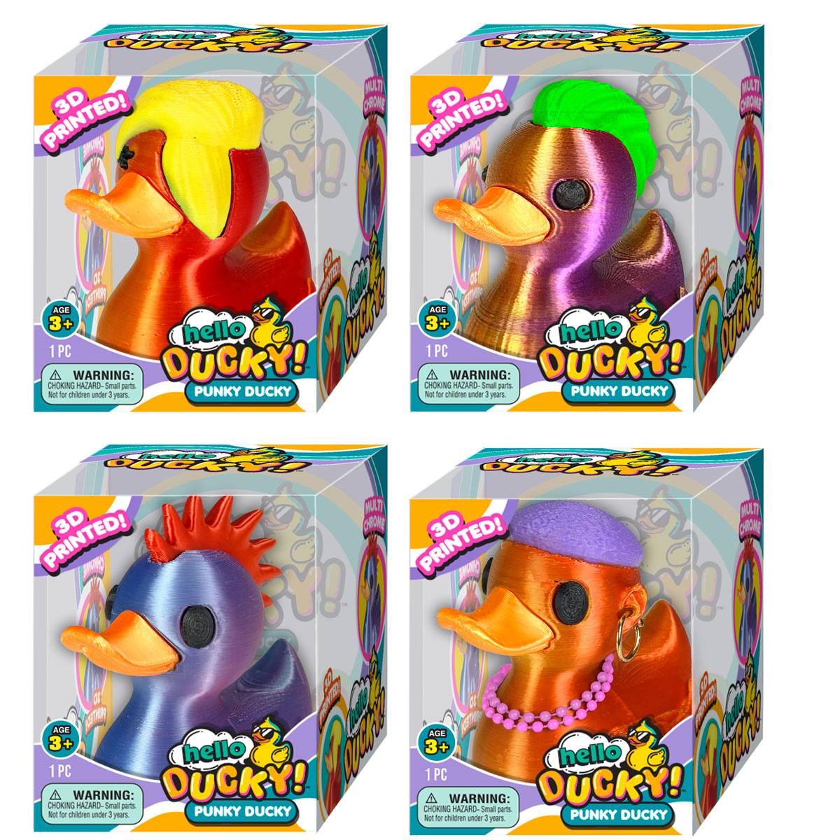 RMS Squishy Hello Ducky 4915 Pato Punky 4 Pulgudas Estilos Surtidos
