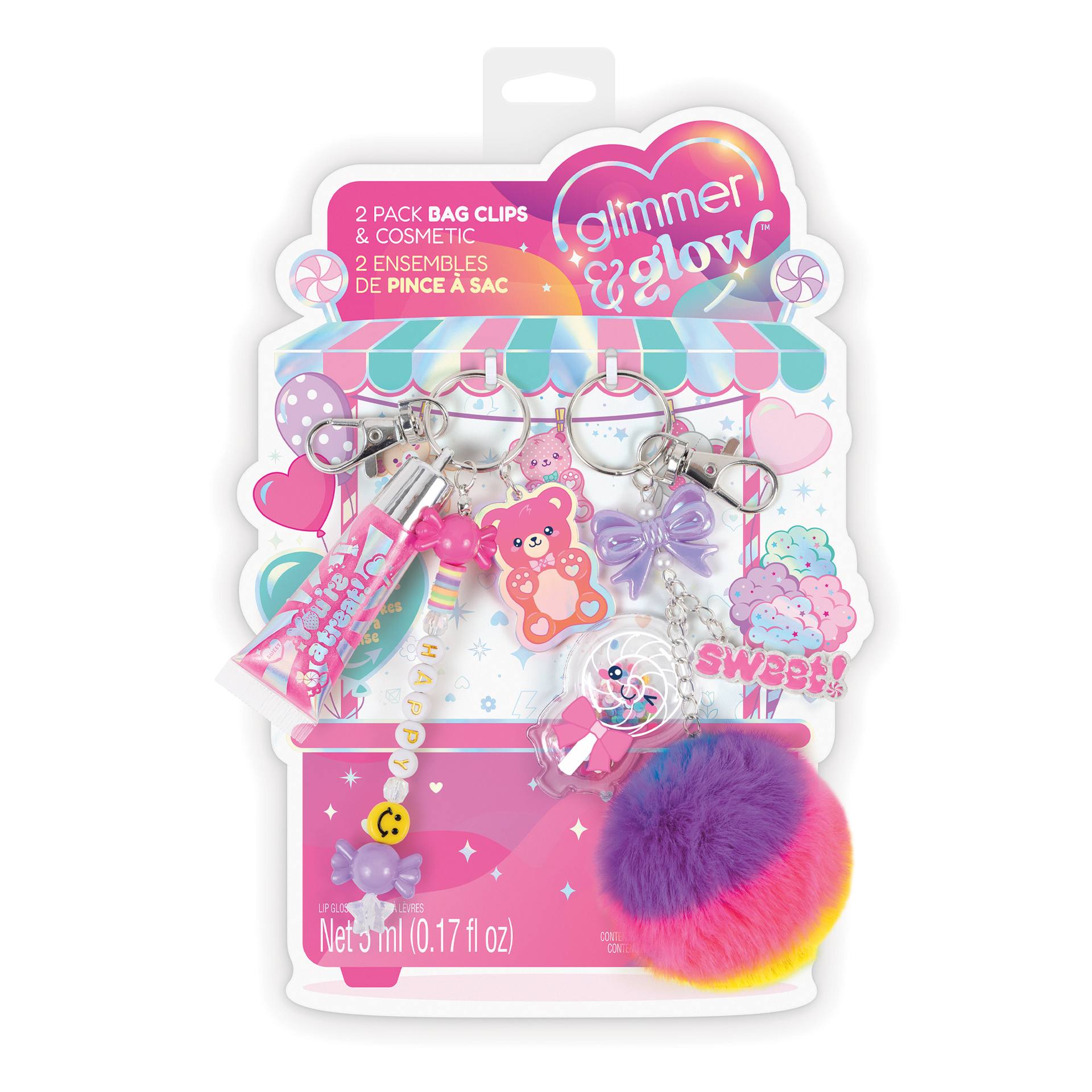 Make It Real Diy 70004 Paquete De 2 Clips Para Bolsas Y Cosmeticos