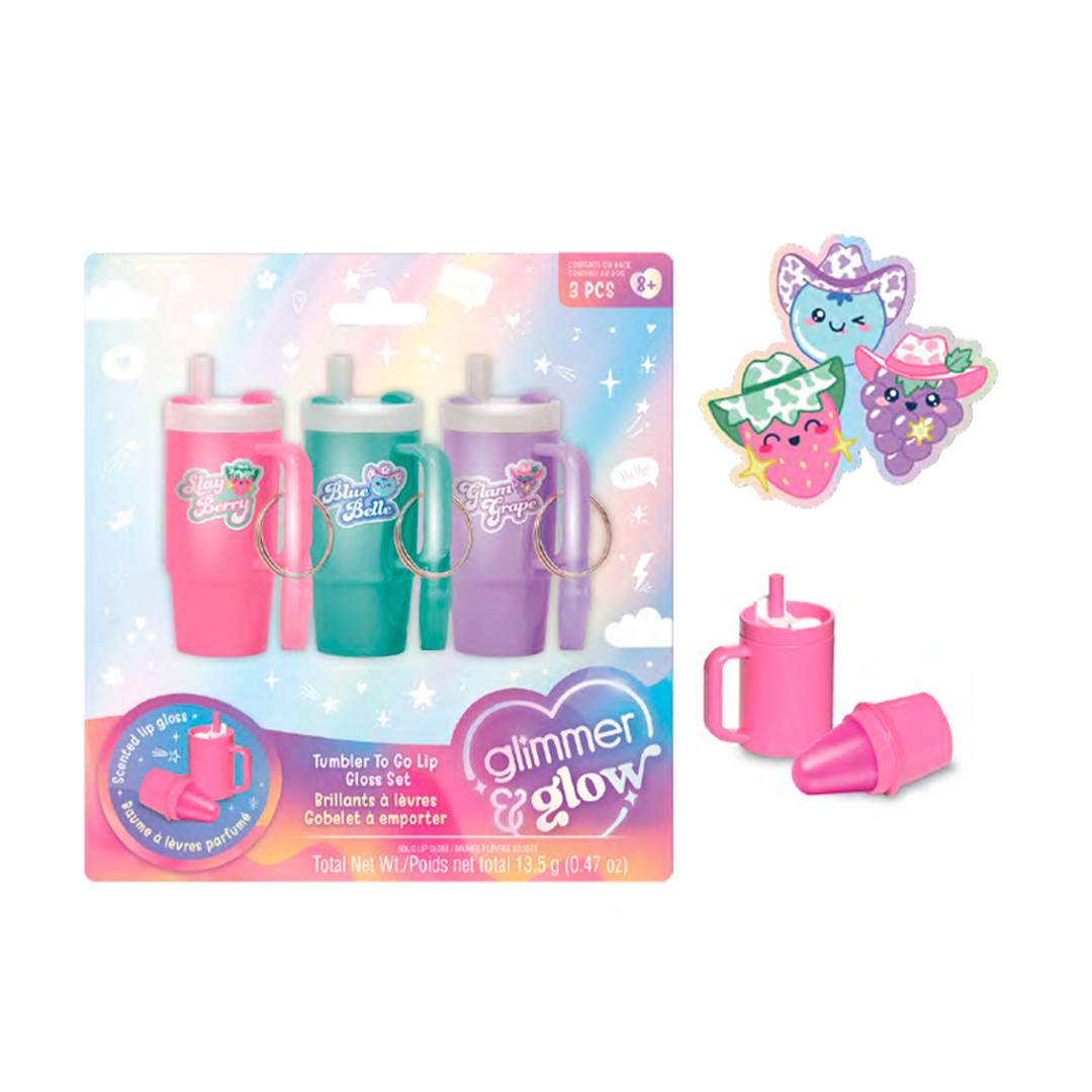 Make It Real 3C4G 70012 Set De Brillo Labial Vaso Para Llevar