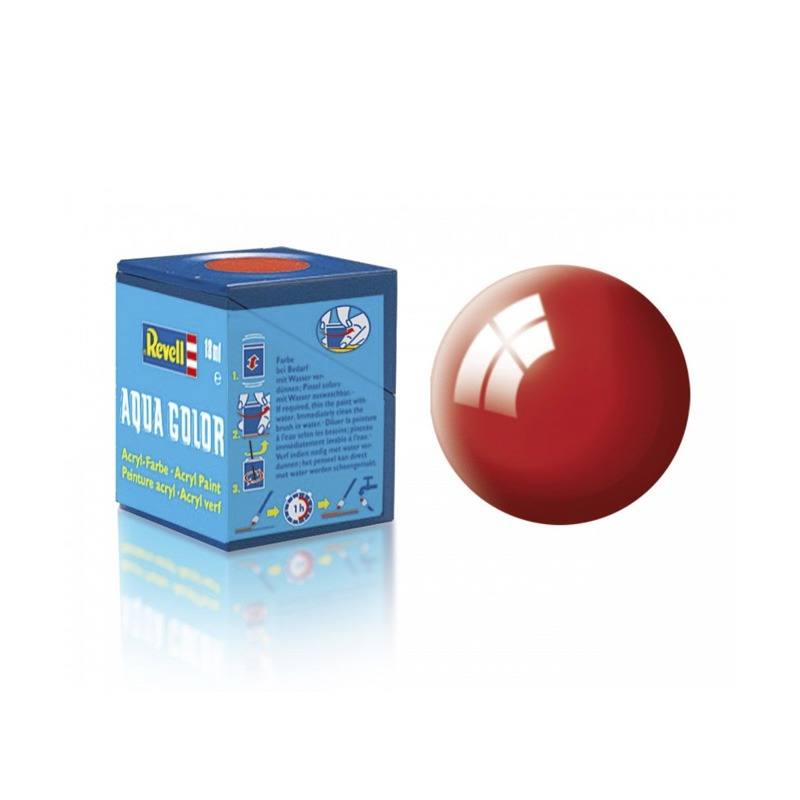 Revell Pintura Aqua Color 31 Rojo Furia Brillante 18 Ml