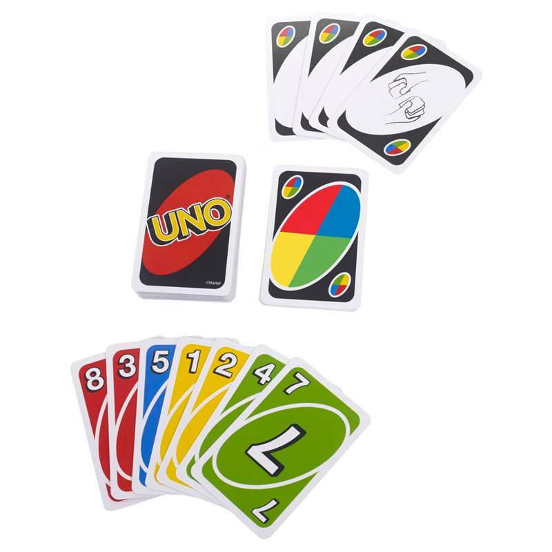 Mattel Uno Card Game Dsp Intl W2087