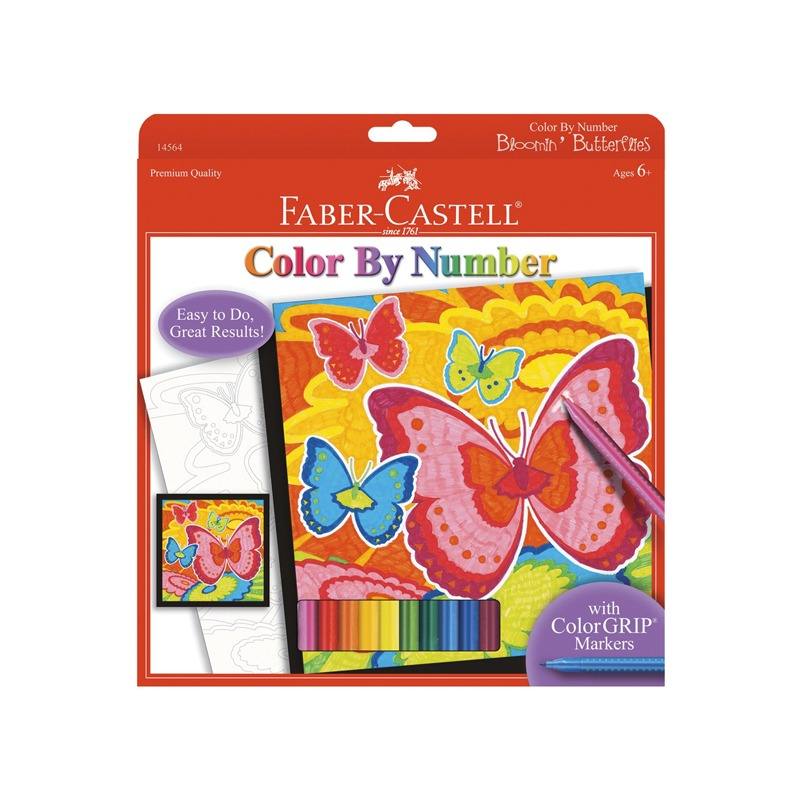 Creativity For Kids 14564 Color Y Pintura Por Número Mariposas Bloomin