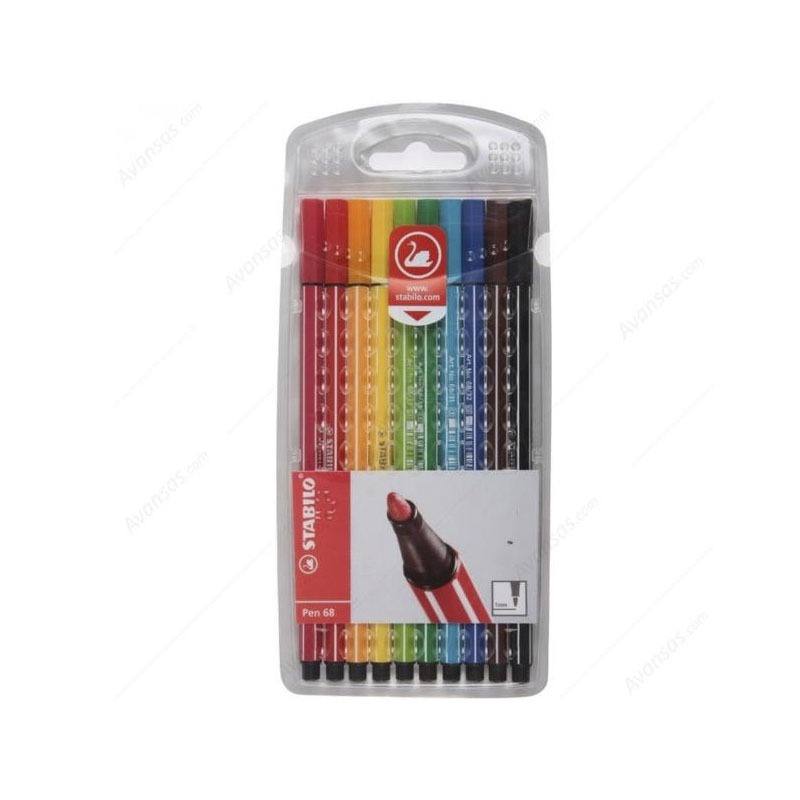 Stabilo 6810 Marcadores Pen 68 de 10 Colores