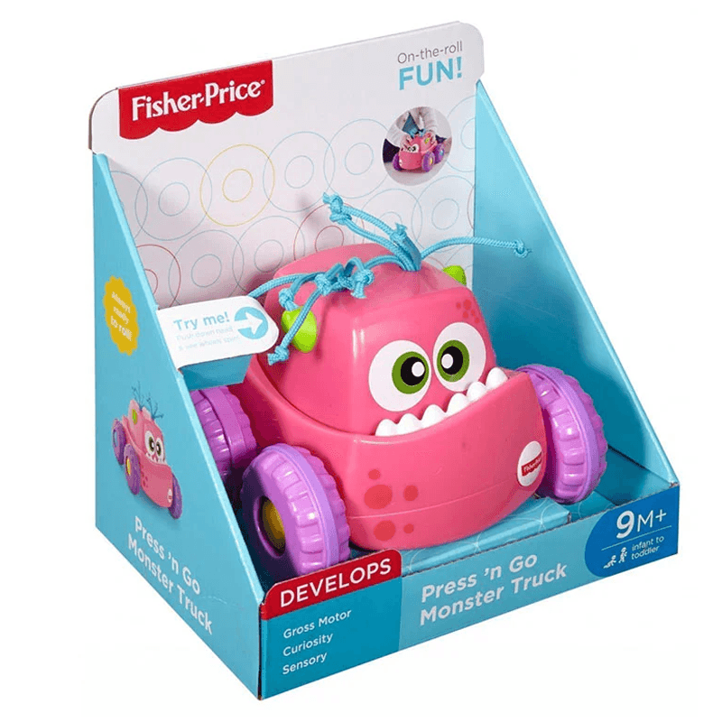 Mattel Fisher Price Drg16 Mounstro Presiona Y Persigue Surtido 2