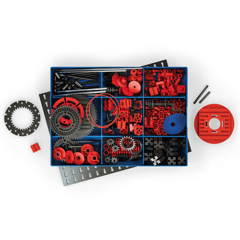 FISCHERTECHNIK Plus 554796 Set de Construccion Caja Creativa de Mecanica