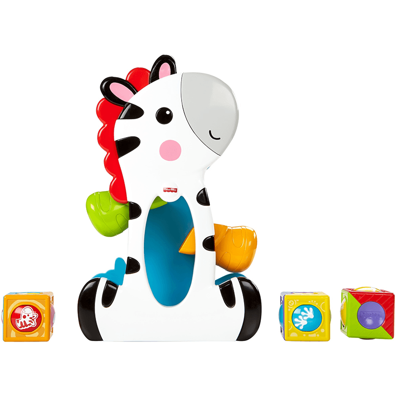 Mattel Fisher Price Cgn63 Zebra Con Cubos De Actividades