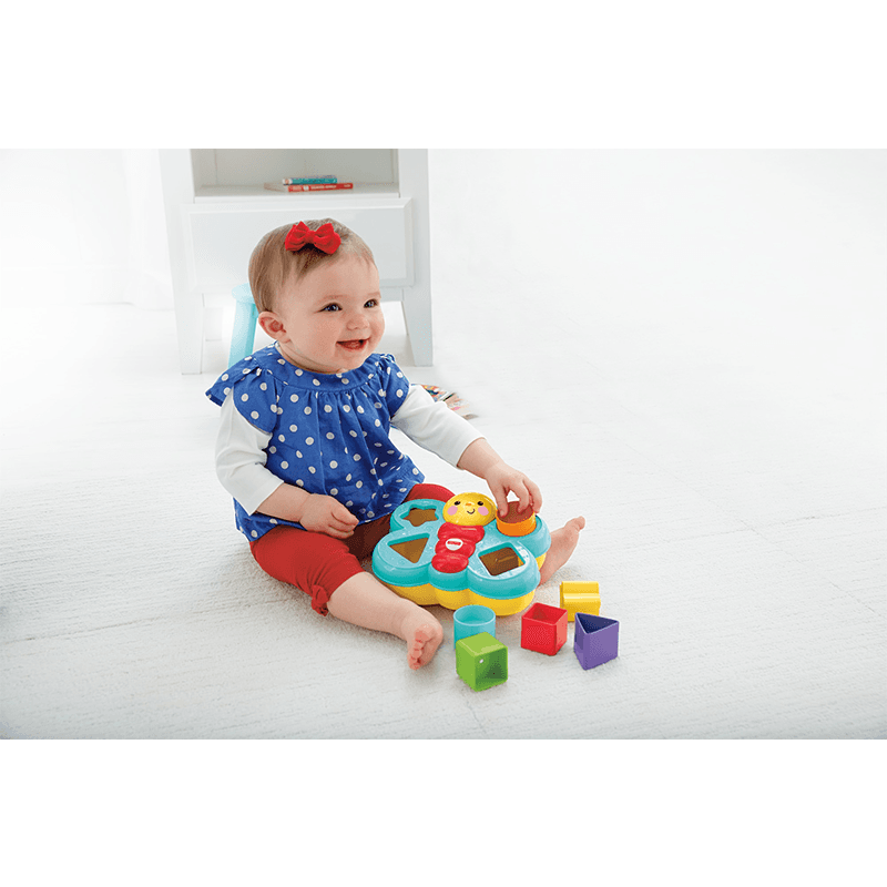 Mattel Fisher Price CDC22 Mariposa Con Cubos Para Encajar