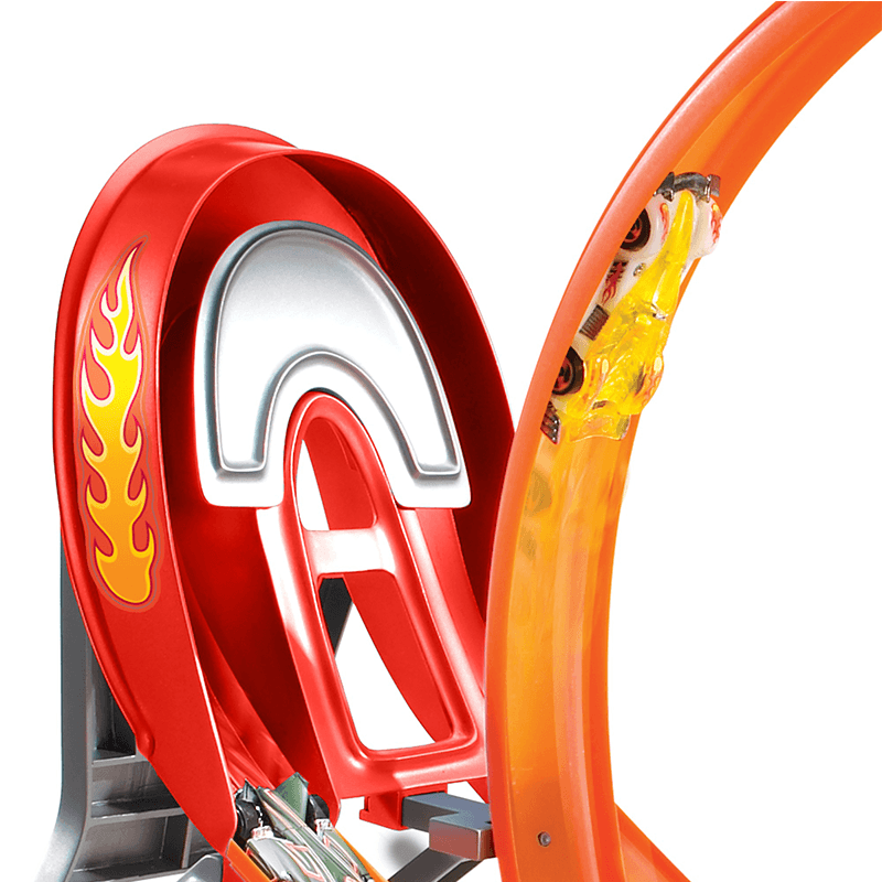 Mattel Hot Wheels Fcf18 Pista De Carreras Power Shift