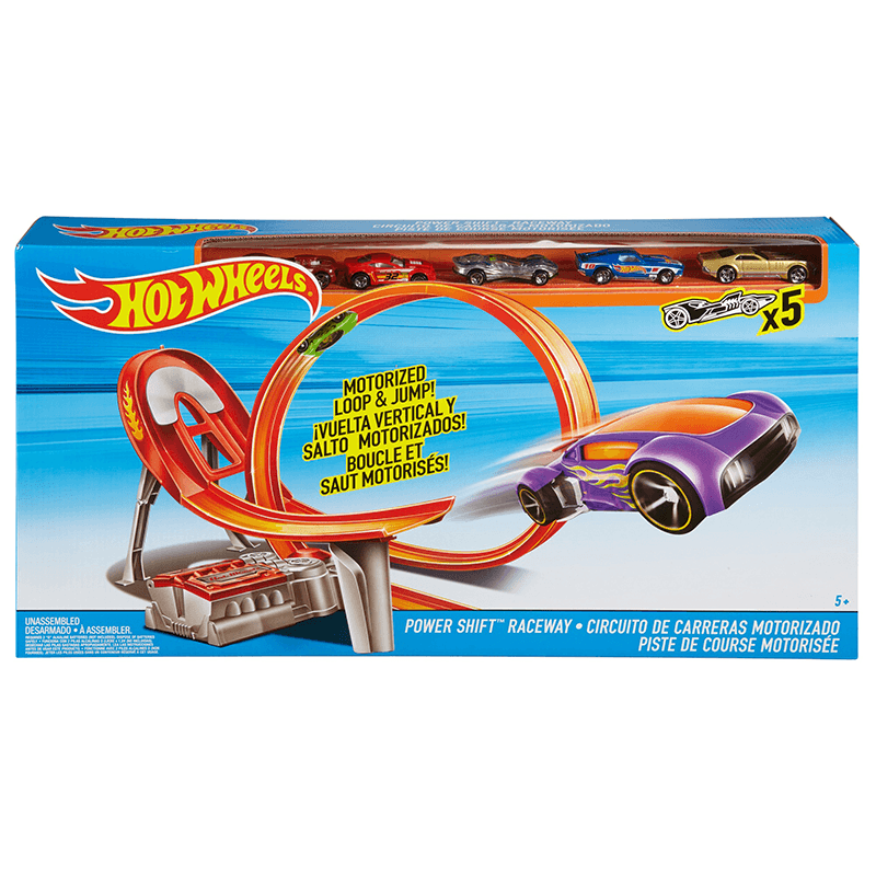 Mattel Hot Wheels Fcf18 Pista De Carreras Power Shift