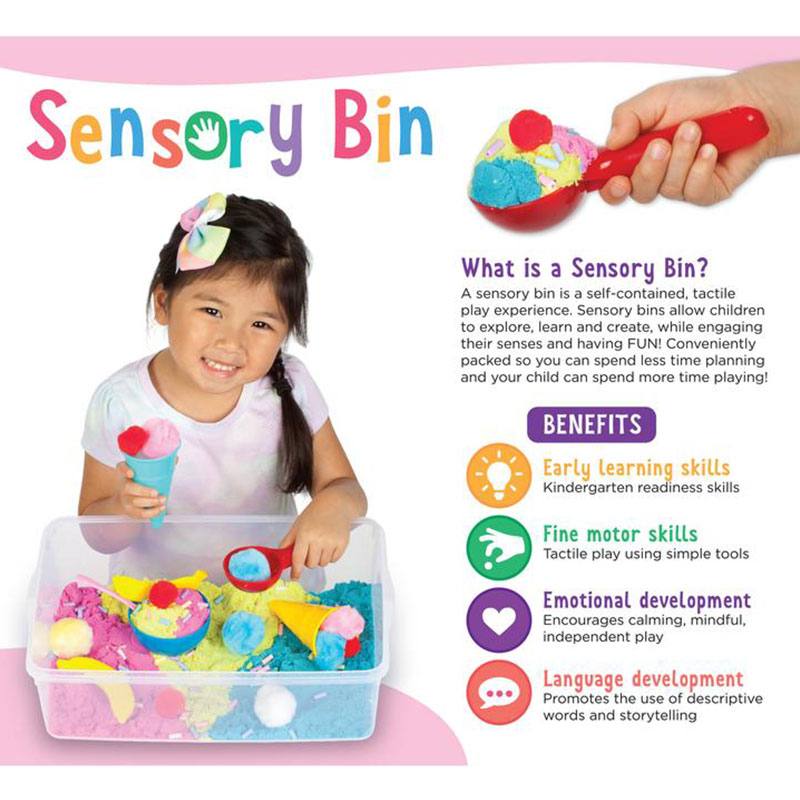 Creativity For Kids 6280000 Bote Sensorial Tienda De Helados
