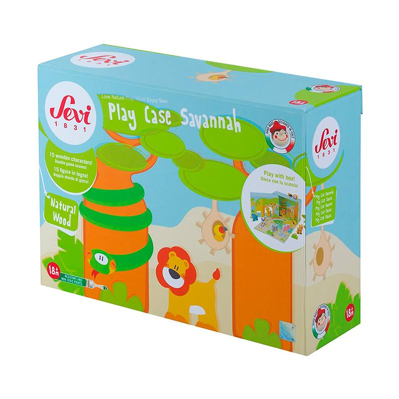 SEVI Play Set 82853 Caja de Juego de Savana Africana