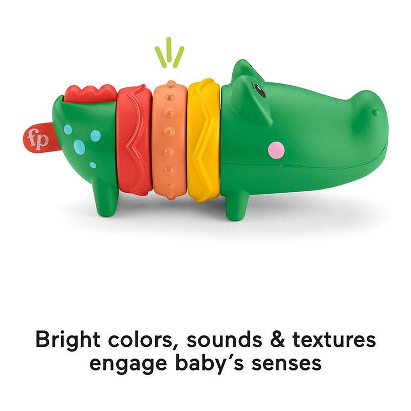 Mattel Fisher Price Gwl67 Sonaja De Cocodrilo Click Clack