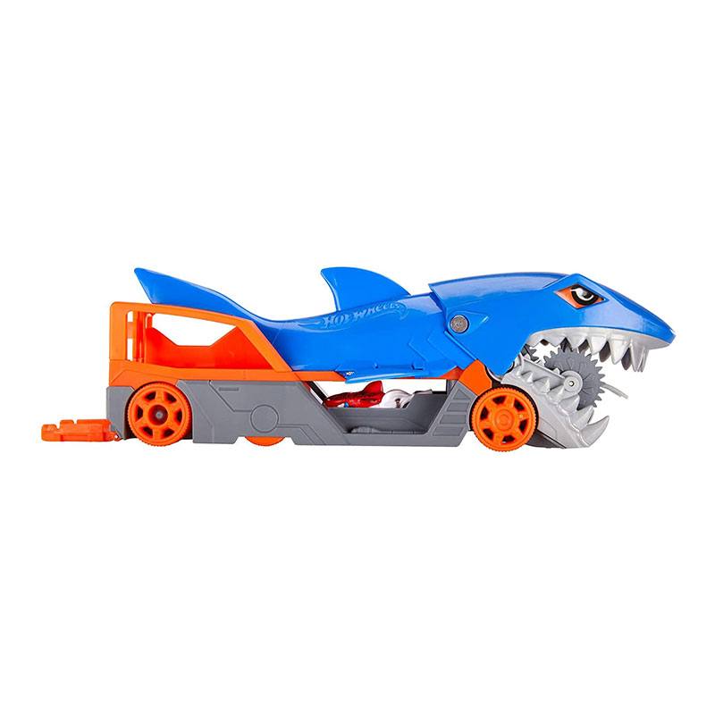Mattel Hot Wheels Gvg36 Set Transportador Mordida De Tiburon