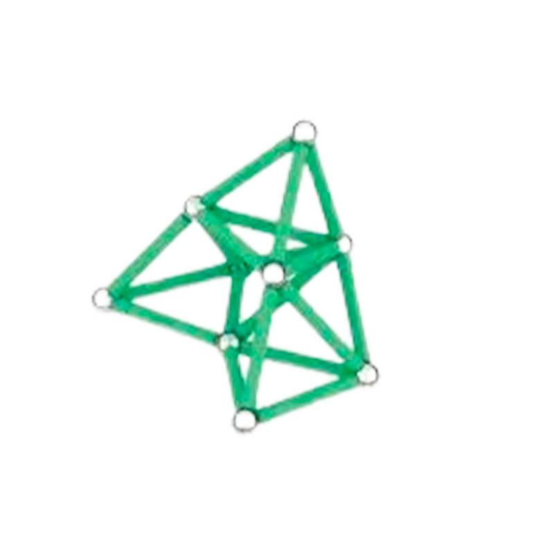 Geomag Classic #329 Set De Cubos Magneticos Glow 42 Pcs