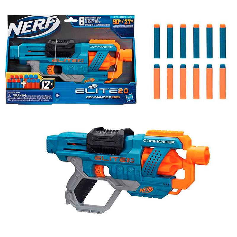 Hasbro Nerf E9486Sa00 Lanzador De Dardos Elite 2.0 Commander Rc-6