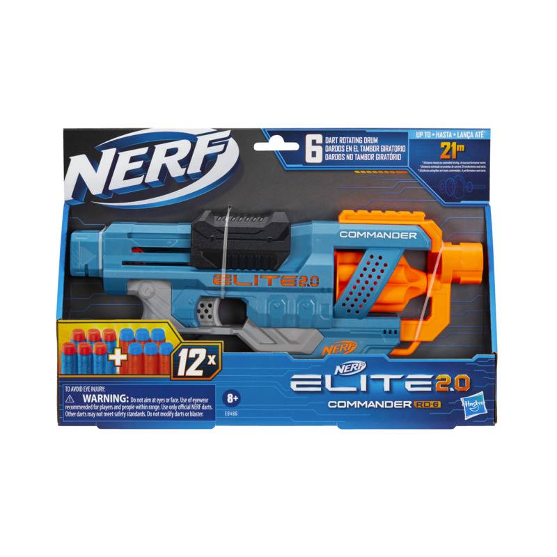 Hasbro Nerf E9486Sa00 Lanzador De Dardos Elite 2.0 Commander Rc-6