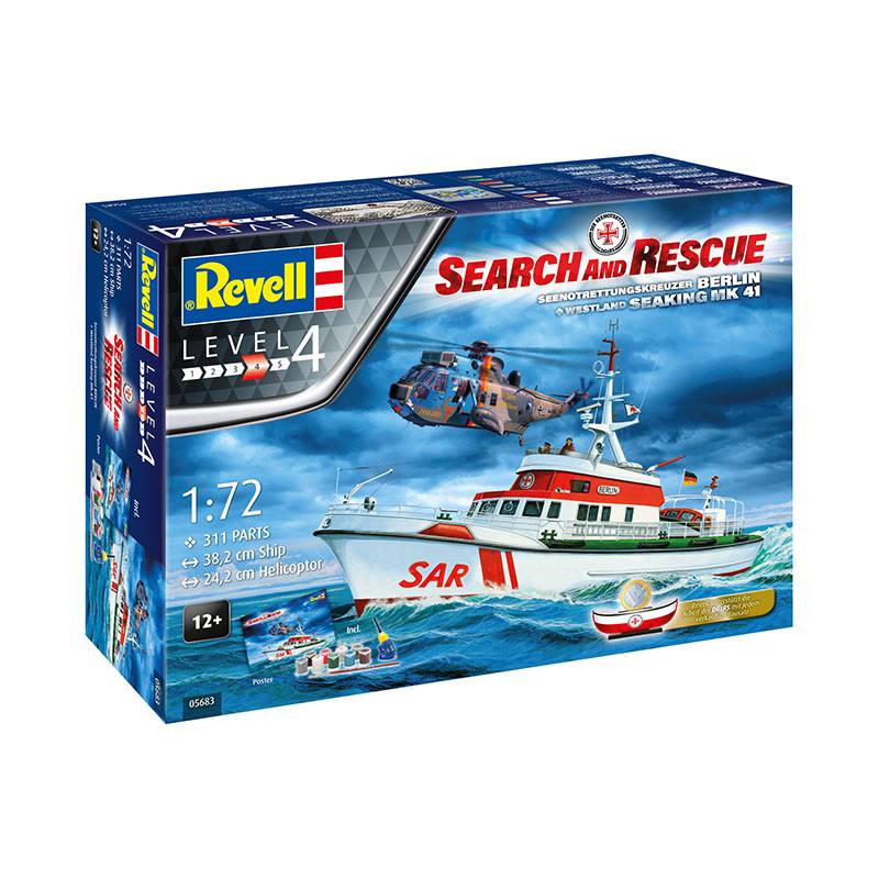 RevellGift Set 05683 Berlin & Sea King Mk.41 Escala 1/72