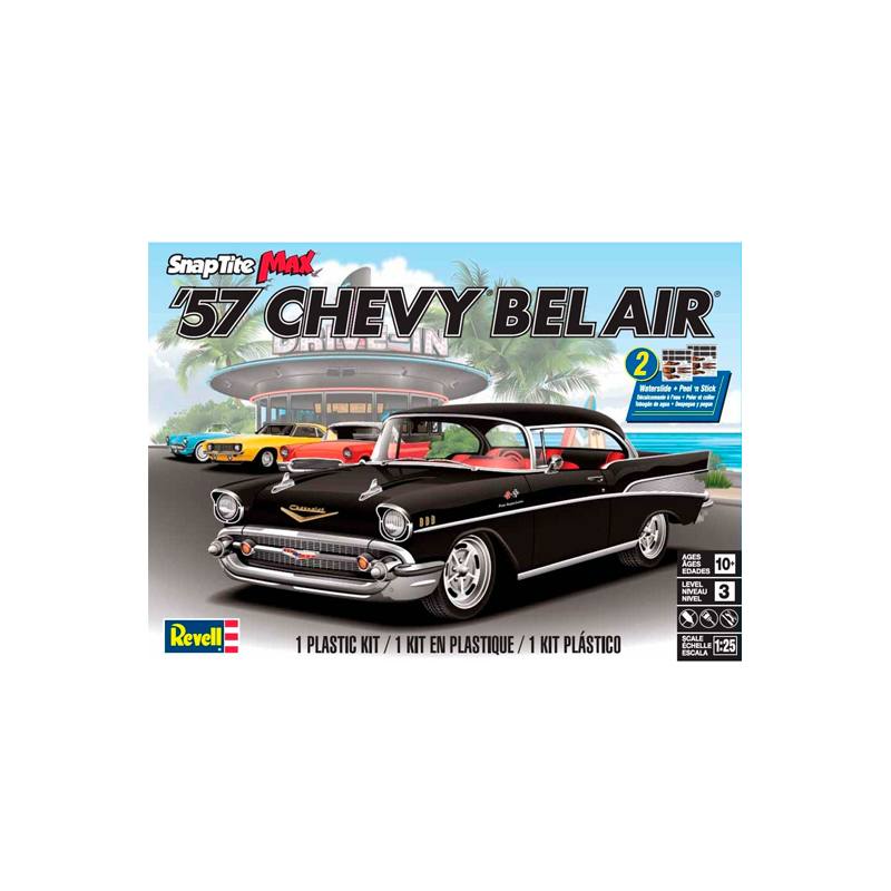Revell Model 11529 Vehiculo 1957 Chevy Bel Air Escala 1/25
