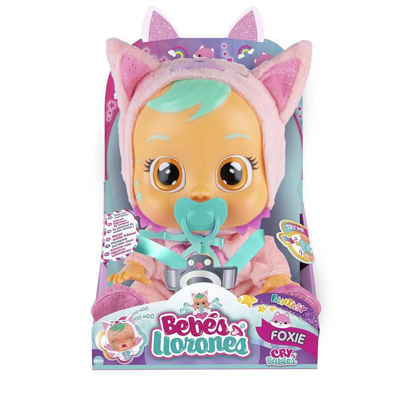Boing Toys Cry Babies Fantasy 81345 Bebe Llorona Foxie