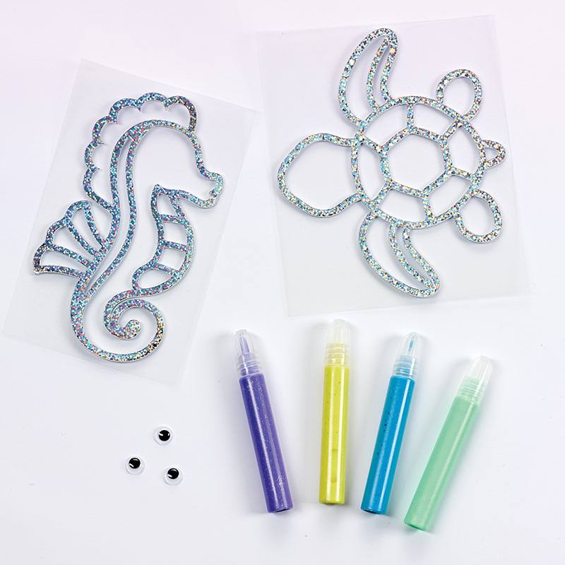 CREATIVITY FOR KIDS 6290000 Window Art Amigos de Oceano