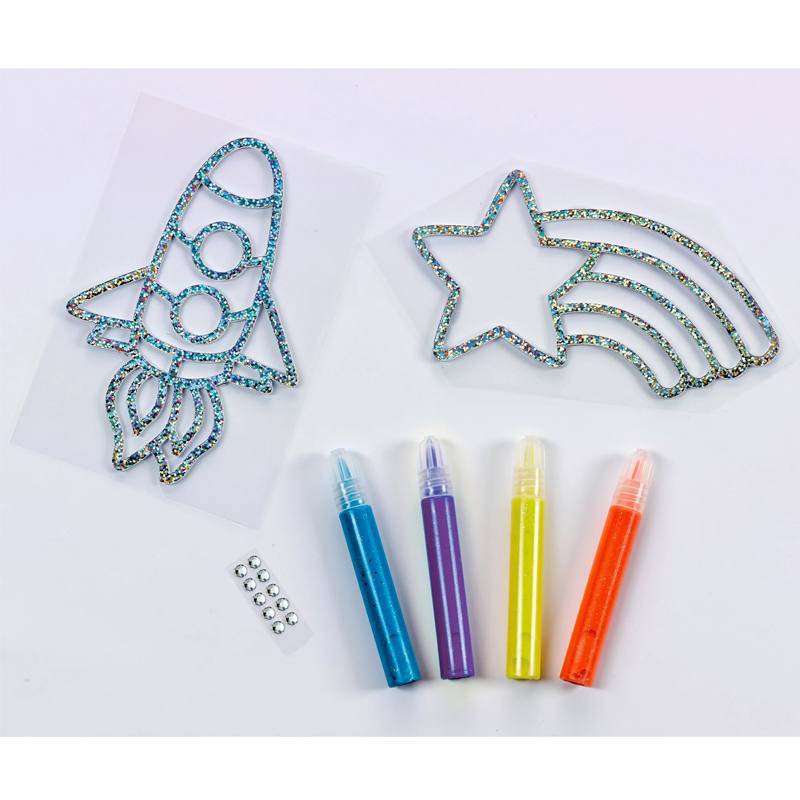 CREATIVITY FOR KIDS 6292000 Window Art Viaje al Espacio