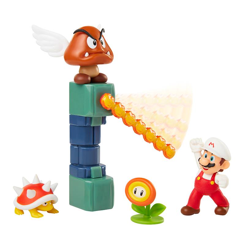 Jakks Pacific Nintendo Super Mario 400154 Set Diorama Castillo De Lava